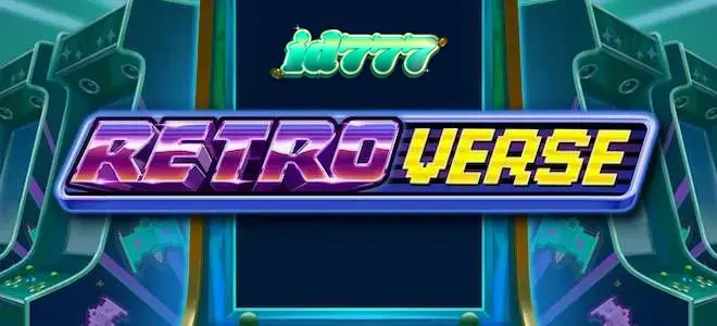 Tampilan visual retro arcade pada slot RetroVerse
